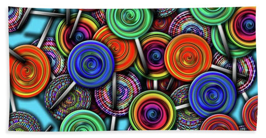 Colorful Lollipops - Bath Towel