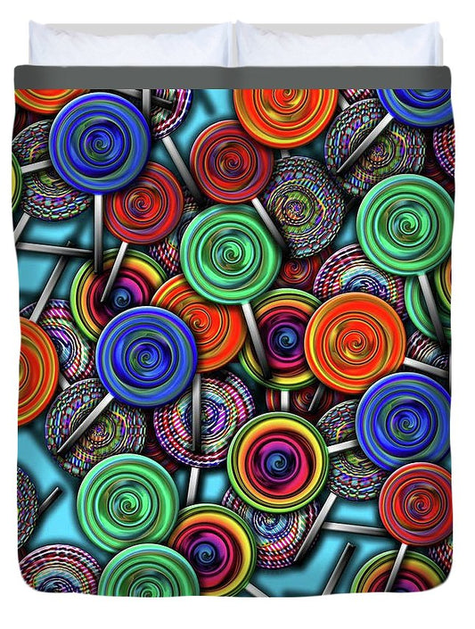 Colorful Lollipops - Duvet Cover