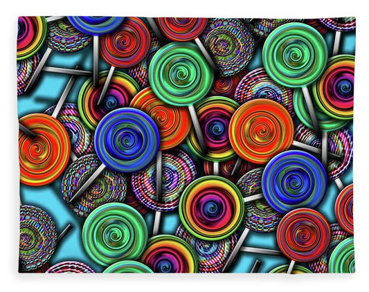 Colorful Lollipops - Blanket