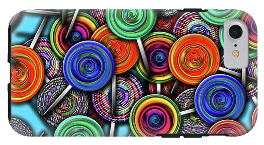 Colorful Lollipops - Phone Case