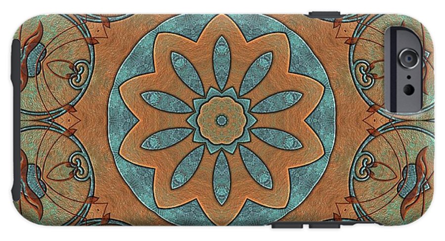 Copper Patina Kaleidoscope - Phone Case