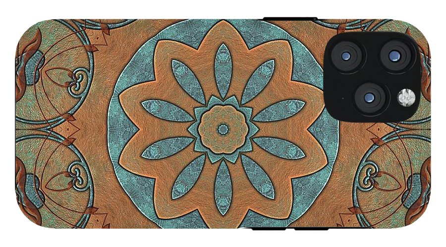 Copper Patina Kaleidoscope - Phone Case