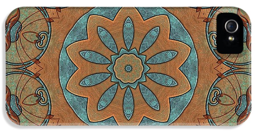 Copper Patina Kaleidoscope - Phone Case