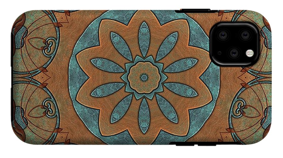 Copper Patina Kaleidoscope - Phone Case