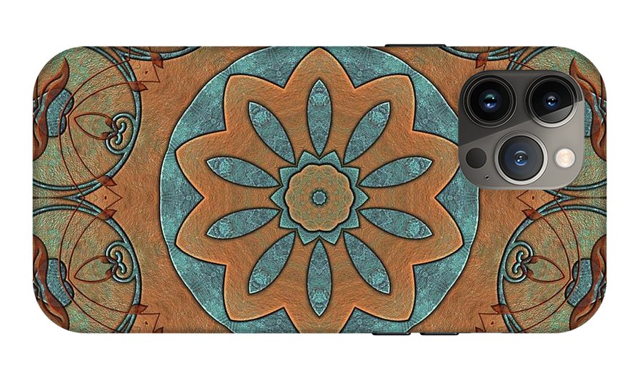 Copper Patina Kaleidoscope - Phone Case