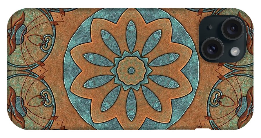 Copper Patina Kaleidoscope - Phone Case
