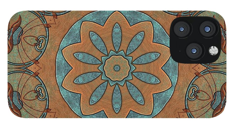 Copper Patina Kaleidoscope - Phone Case