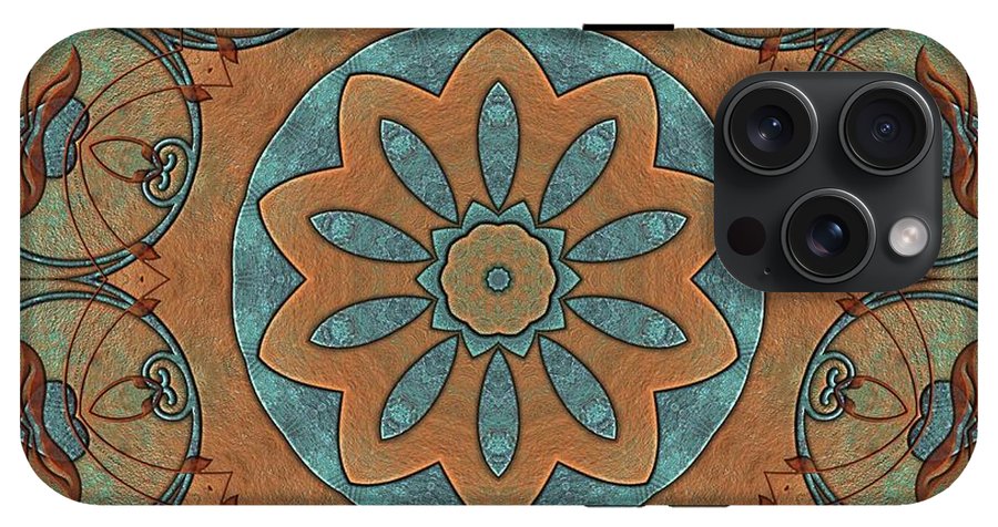 Copper Patina Kaleidoscope - Phone Case