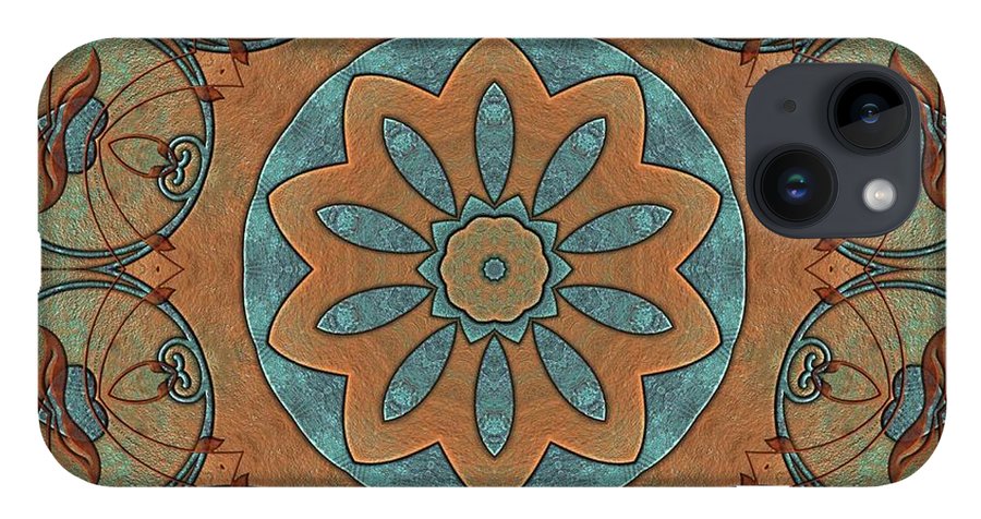 Copper Patina Kaleidoscope - Phone Case