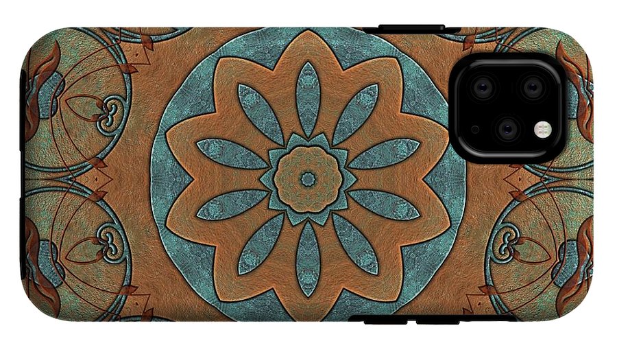 Copper Patina Kaleidoscope - Phone Case