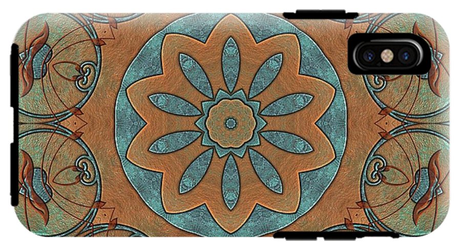 Copper Patina Kaleidoscope - Phone Case