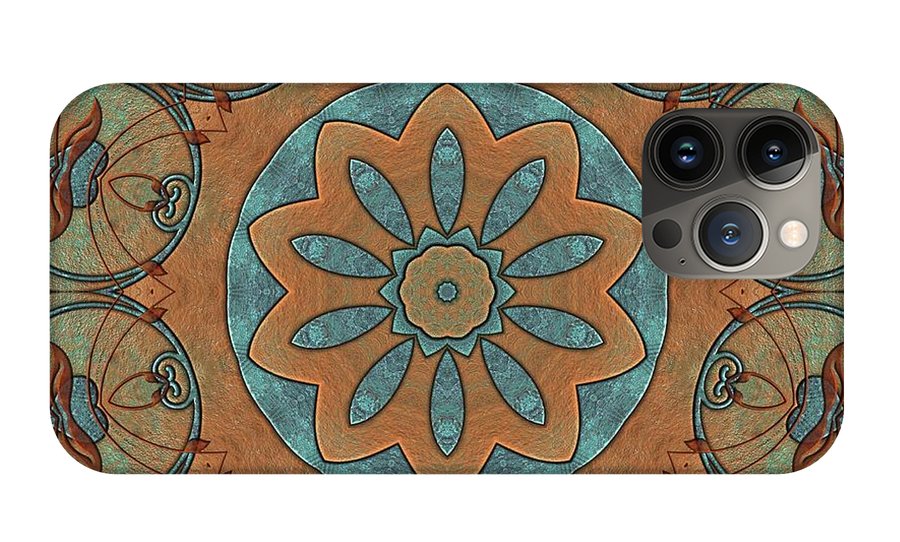 Copper Patina Kaleidoscope - Phone Case
