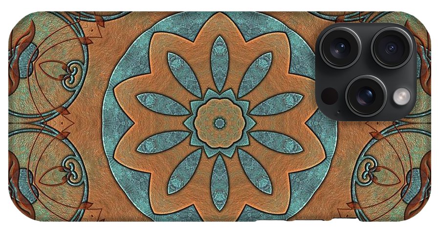 Copper Patina Kaleidoscope - Phone Case