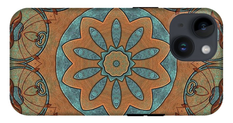 Copper Patina Kaleidoscope - Phone Case