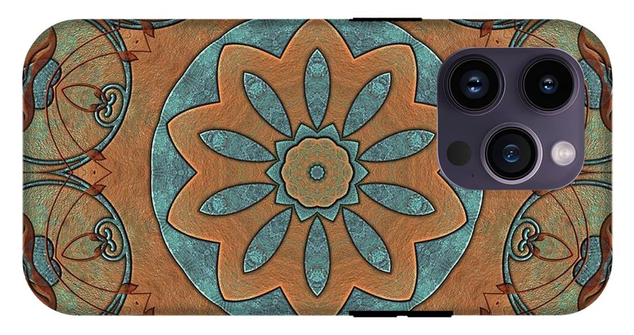 Copper Patina Kaleidoscope - Phone Case