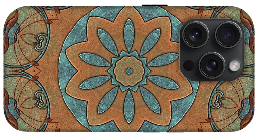 Copper Patina Kaleidoscope - Phone Case