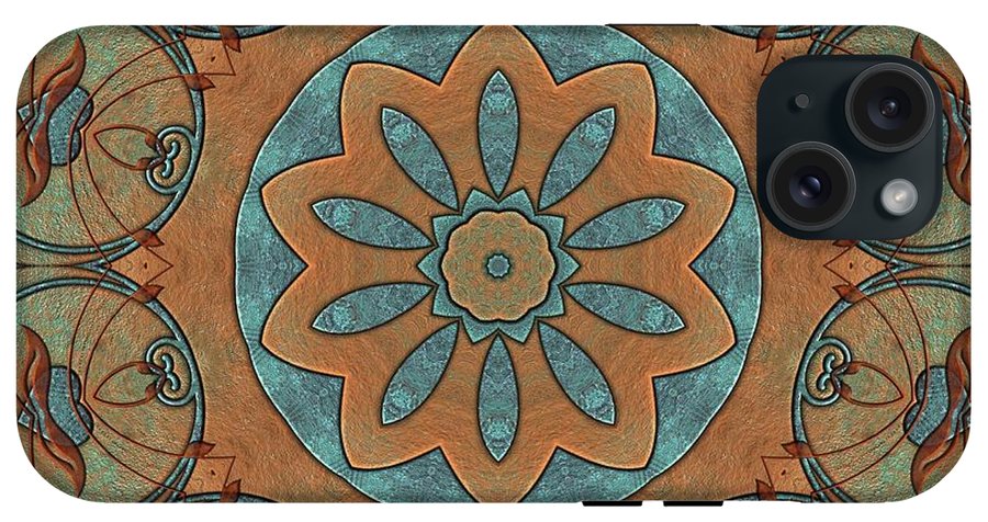 Copper Patina Kaleidoscope - Phone Case
