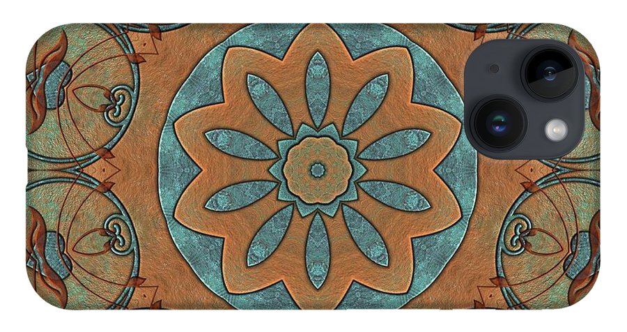 Copper Patina Kaleidoscope - Phone Case
