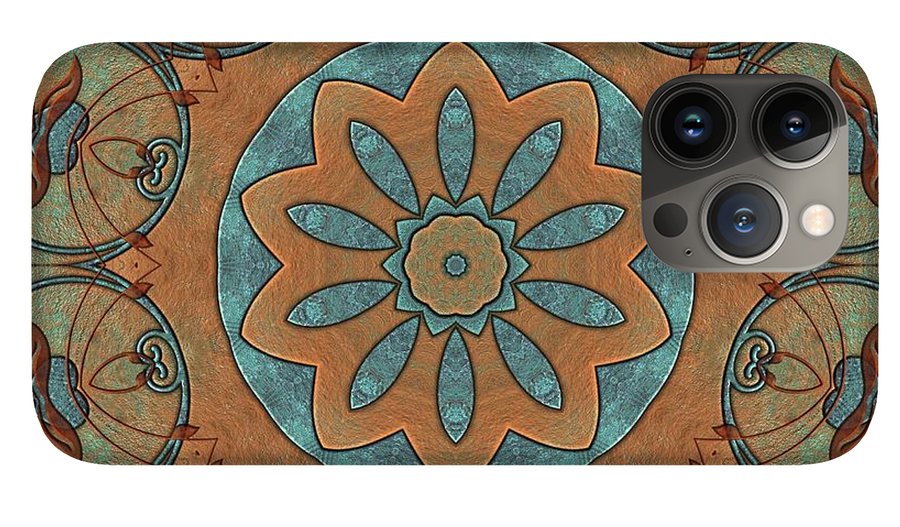 Copper Patina Kaleidoscope - Phone Case