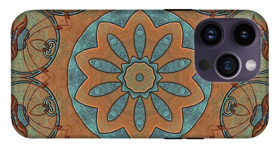 Copper Patina Kaleidoscope - Phone Case