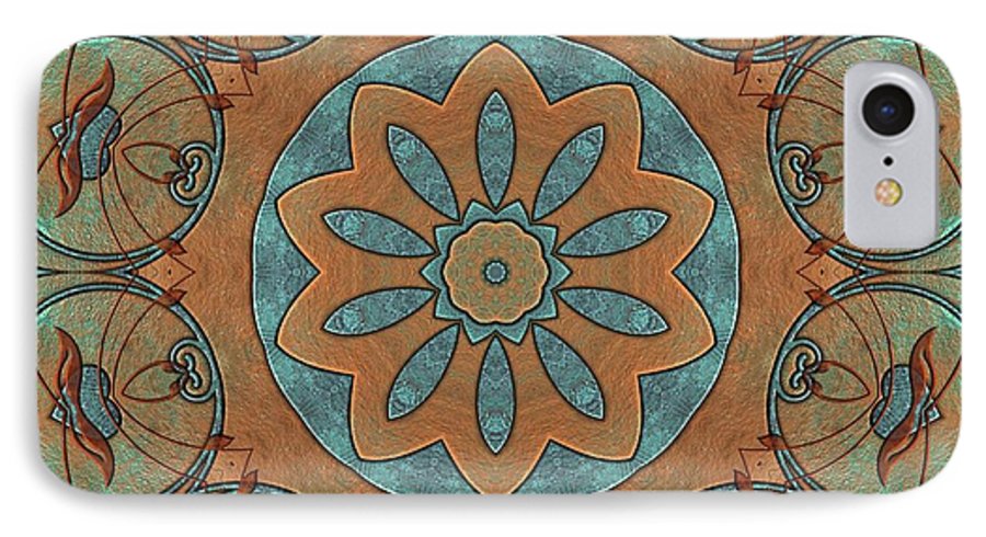 Copper Patina Kaleidoscope - Phone Case