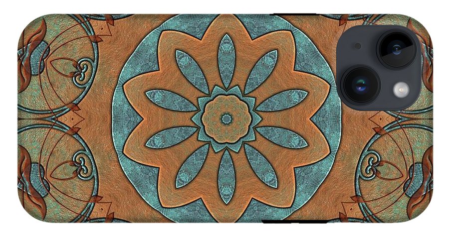 Copper Patina Kaleidoscope - Phone Case