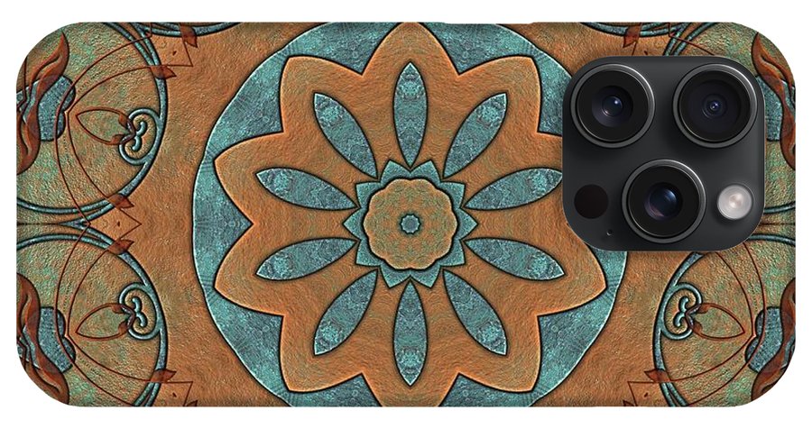 Copper Patina Kaleidoscope - Phone Case