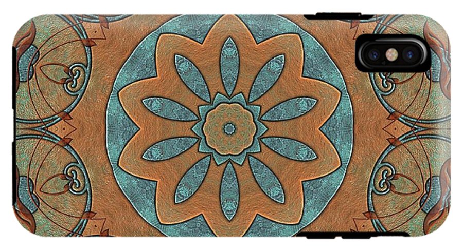 Copper Patina Kaleidoscope - Phone Case