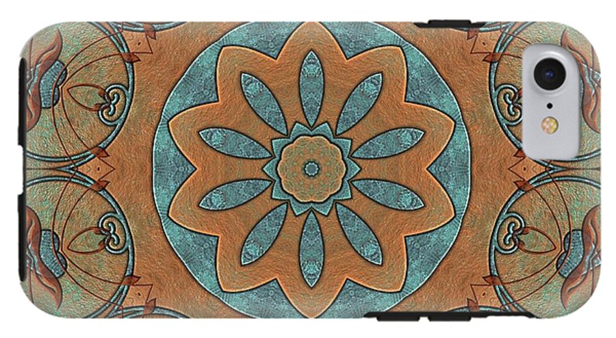 Copper Patina Kaleidoscope - Phone Case