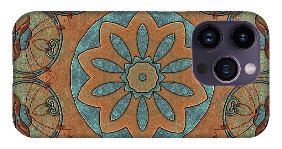 Copper Patina Kaleidoscope - Phone Case