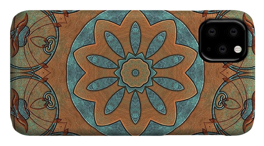 Copper Patina Kaleidoscope - Phone Case