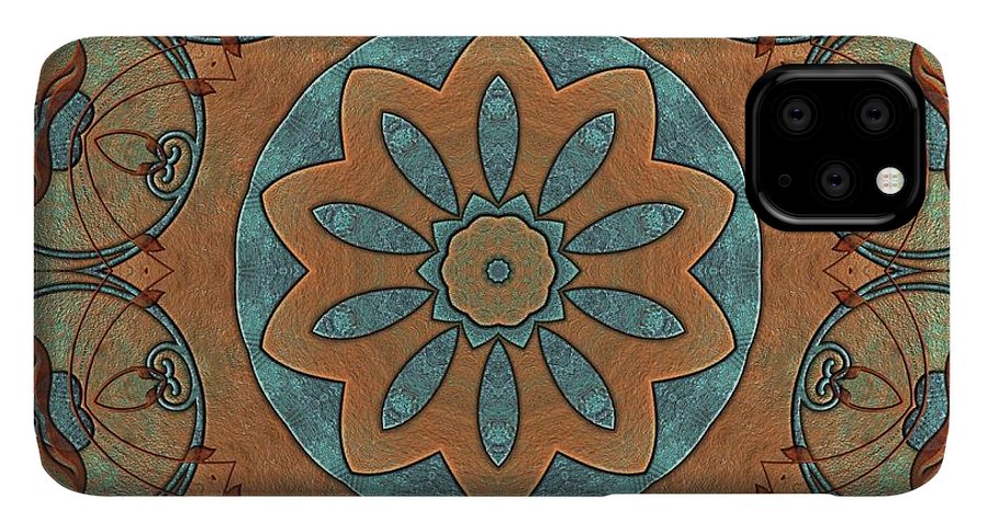 Copper Patina Kaleidoscope - Phone Case