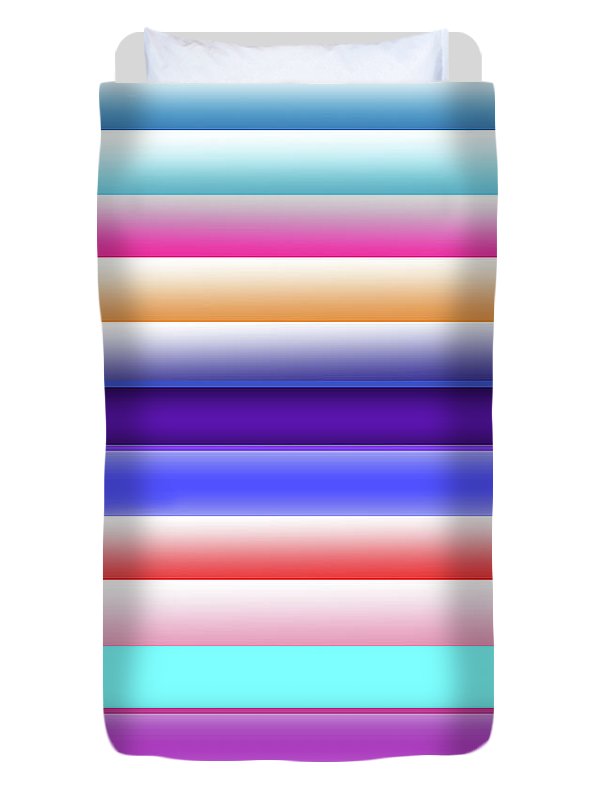 Cotton Candy Stripes - Duvet Cover