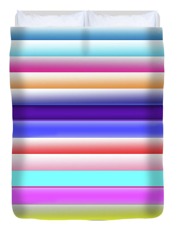 Cotton Candy Stripes - Duvet Cover