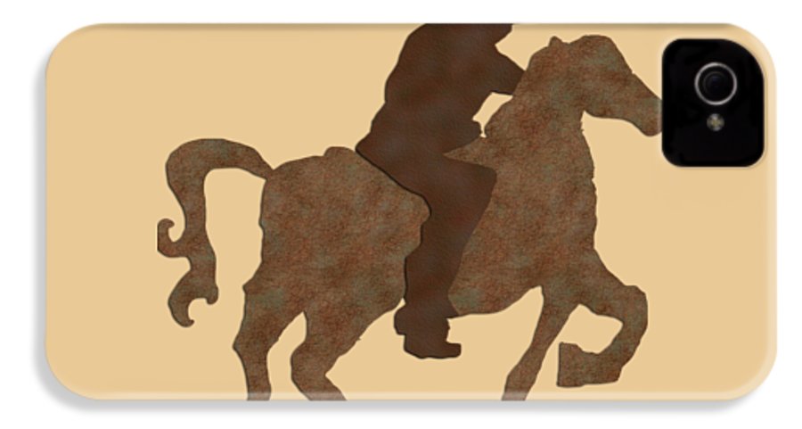Cowboy On A Horse - Phone Case