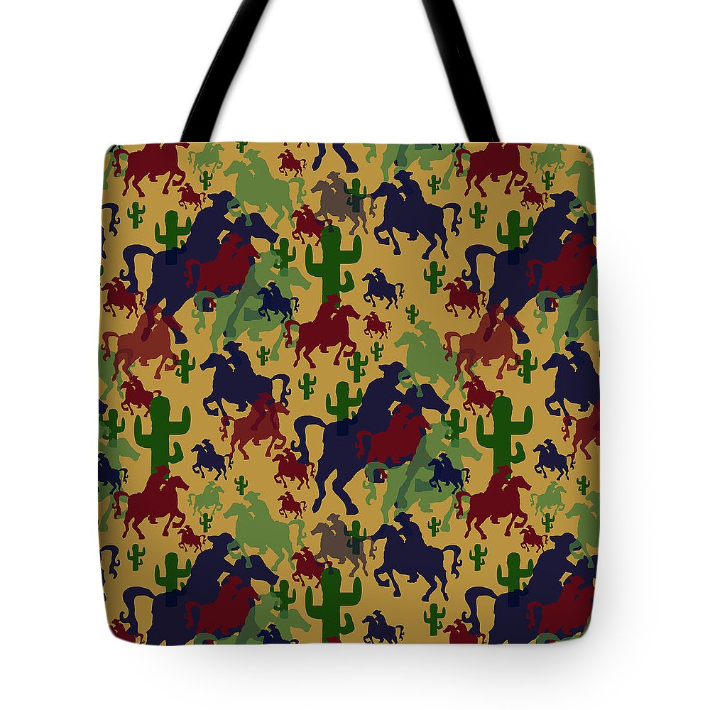 Cowboys Pattern - Tote Bag