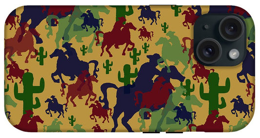 Cowboys Pattern - Phone Case