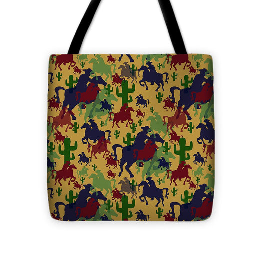 Cowboys Pattern - Tote Bag
