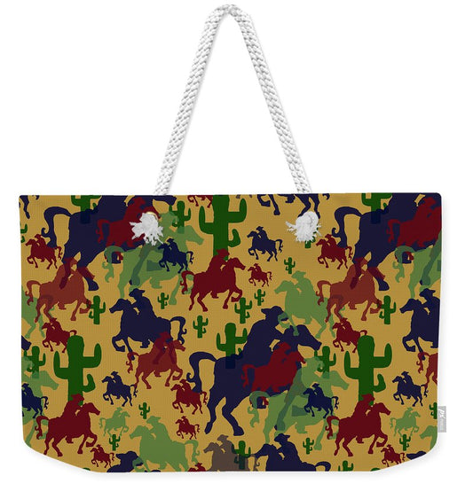 Cowboys Pattern - Weekender Tote Bag