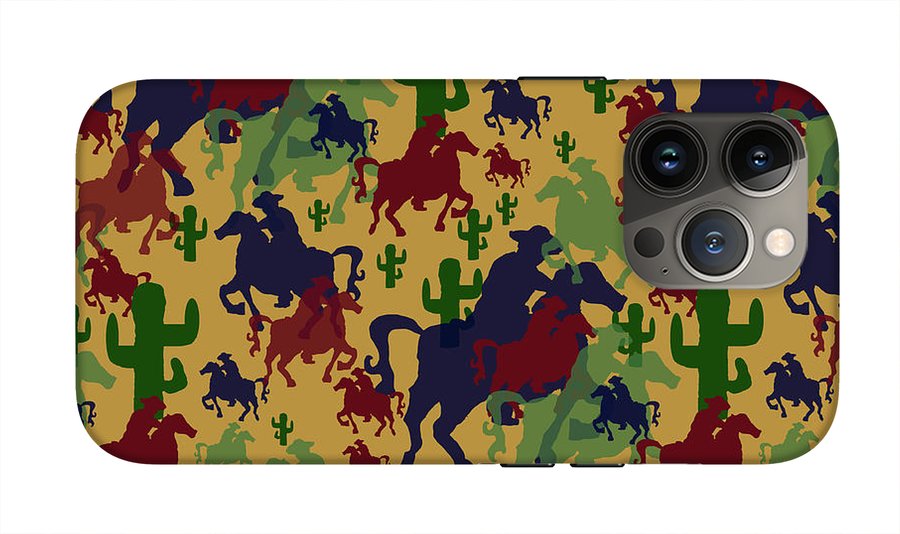 Cowboys Pattern - Phone Case