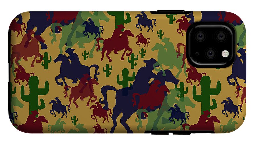 Cowboys Pattern - Phone Case