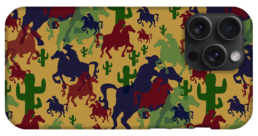 Cowboys Pattern - Phone Case