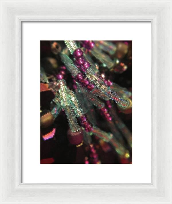 Crafty Jewelry Captures LIght - Framed Print