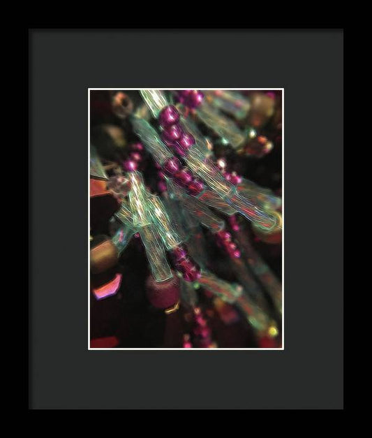 Crafty Jewelry Captures LIght - Framed Print