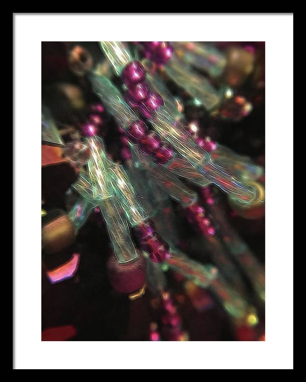 Crafty Jewelry Captures LIght - Framed Print