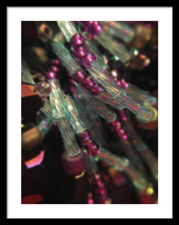 Crafty Jewelry Captures LIght - Framed Print