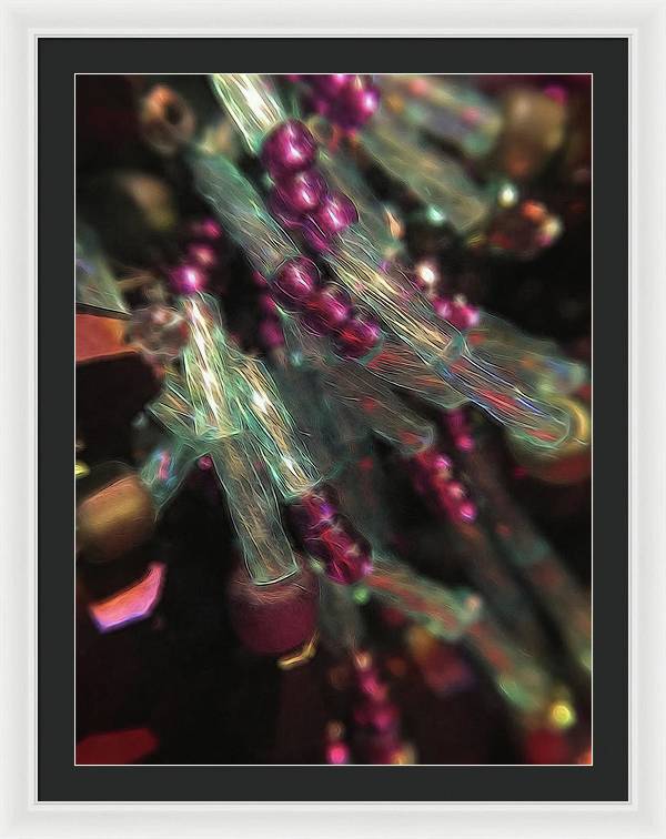 Crafty Jewelry Captures LIght - Framed Print