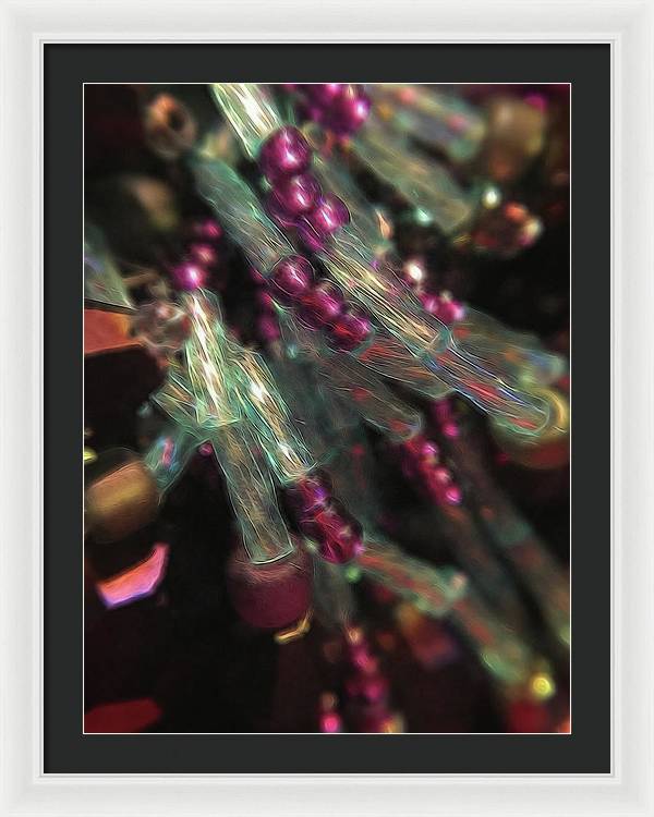 Crafty Jewelry Captures LIght - Framed Print