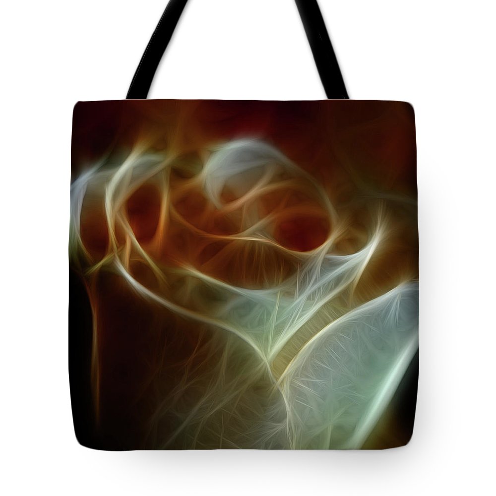 Cream and Amber Rose - Tote Bag
