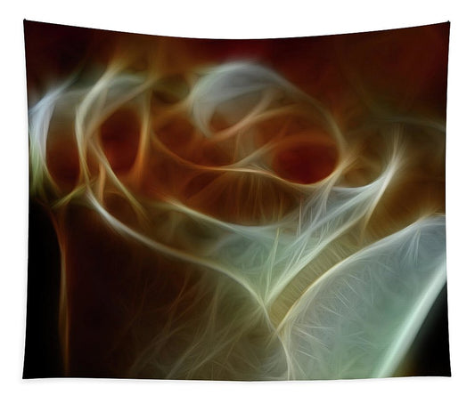 Cream and Amber Rose - Tapestry